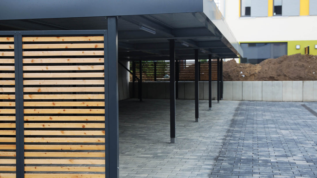 Pulverbeschichtung für Balkone, Vordächer, Carports, Metallgeländer